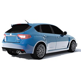Subaru Impreza WRX STI 3D Object | FREE Artlantis Objects Download